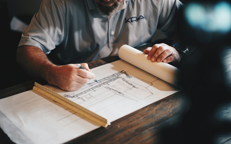 Spatial design and architectural building plans